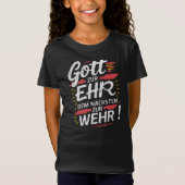 Gott zur Ehr dem Nächsten zur Wehr - Feuerwehr T-shirt (Voorkant)