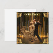 Gotta Dance -  Ballroom Art Deco Feestdagenkaart (Voorkant / Achterkant)