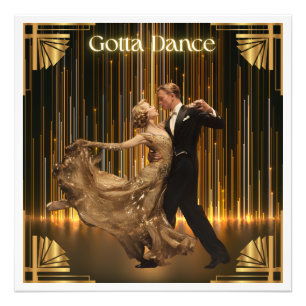Gotta Dance - Ballroom Art Deco Poster