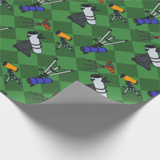 Gotta Get Them All - Telescope Wrapping Paper Cadeaupapier (Hoek)