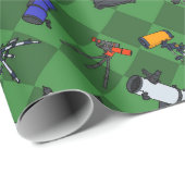Gotta Get Them All - Telescope Wrapping Paper Cadeaupapier (Rol Hoek)