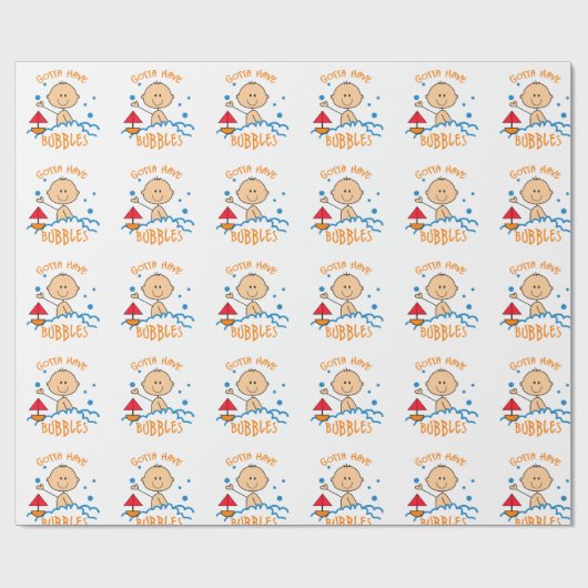 Gotta hebben bubels cadeaupapier (Vlak)