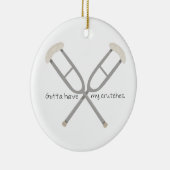 Gotta heeft krutsen keramisch ornament (Rechts)