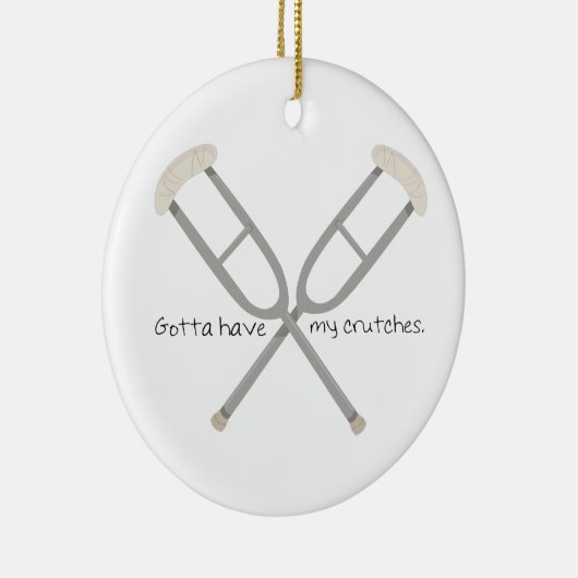 Gotta heeft krutsen keramisch ornament (Rechts)