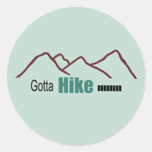 Gotta Hike die bergen Simplistic Sticker