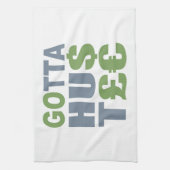 GOTTA HUSTLE/HU$T£ aangepaste keukenhanddoek (Verticaal)