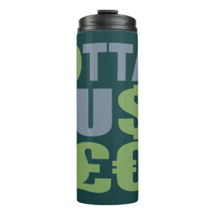 GOTTA HUSTLE/HU$T£ aangepaste naam tumbler Thermosbeker