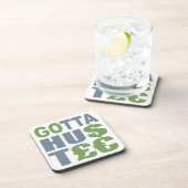GOTTA HUSTLE / HU$T£ aangepaste onderzetters (Rechterzijde)
