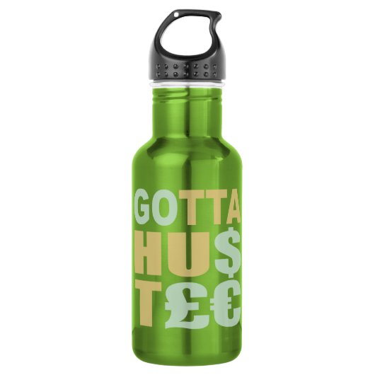 GOTTA HUSTLE / HU$T£€ WATERFLES  (Voorkant)