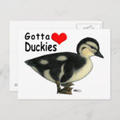 Gotta Love Duckies Briefkaart (Voorkant / Achterkant)