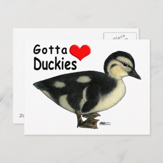 Gotta Love Duckies Briefkaart (Voorkant / Achterkant)