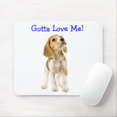 Gotta Love me Beagle Puppy Mousepad Muismat (Met muis)