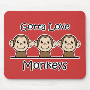 Gotta Love Monkeys Muismat