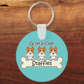 Gotta Love Staffies Sleutelhanger (Voorkant)