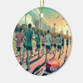 Gotta Run Hardloopclub Pop Art Keramisch Ornament (Links)