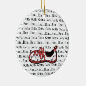 Gotta Run Red Runner Keramisch Ornament (Rechts)