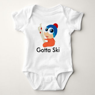 Gotta Ski Baby Creeper Romper