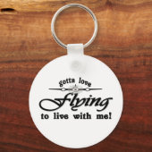 gottaloveflying sleutelhanger (Voorkant)