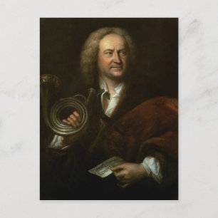 Gottfried Reiche , senior musicus en Solo Briefkaart
