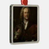 Gottfried Reiche , senior musicus en Solo Metalen Ornament (Rechts)
