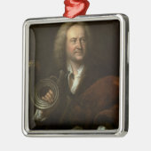 Gottfried Reiche , senior musicus en Solo Metalen Ornament (Links)