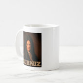 Gottfried Wilhelm Leibniz (c. 1695) Coffee Mok (Voorkant links)