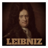 Gottfried Wilhelm Leibniz (c. 1695) Poster (Voorkant)