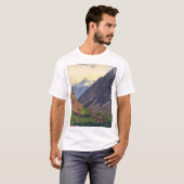 Gotthard Pass bergpas in de Alpen T-shirt (Voorkant volledig)