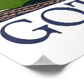 Gotthard pass, Zwitserland, dorp, vintage Poster (Hoek)