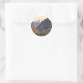 Gotthardpas bergpas in de Alpen Ronde Sticker (Tas)
