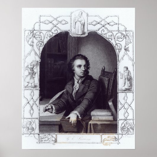 Gotthold Ephraim Lessing Poster (Voorkant)