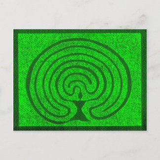 Göttin im Labyrinth 1 Briefkaart