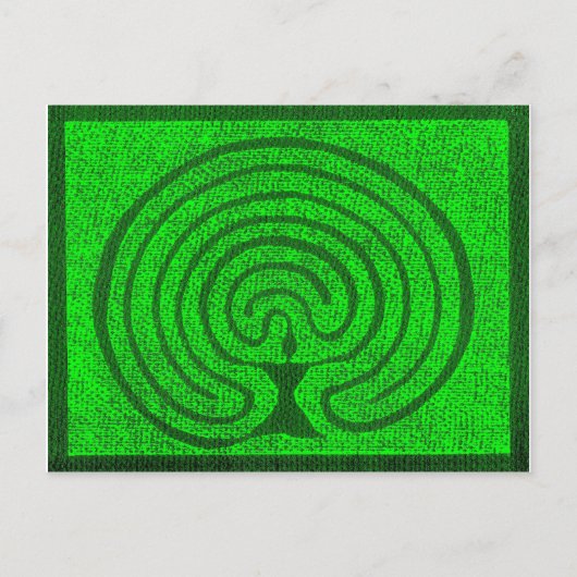 Göttin im Labyrinth 1 Briefkaart (Voorkant)