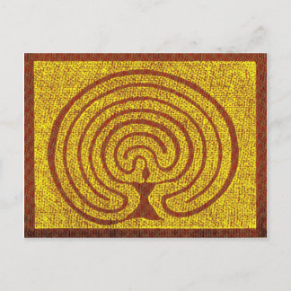 Göttin im Labyrinth 3 Briefkaart