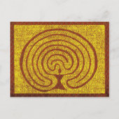 Göttin im Labyrinth 3 Briefkaart (Voorkant)
