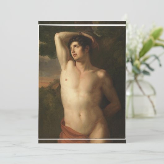 Gottlieb Schick - Saint Sebastian Kaart (Staand voorkant)