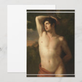 Gottlieb Schick - Saint Sebastian Kaart (Voorkant / Achterkant)