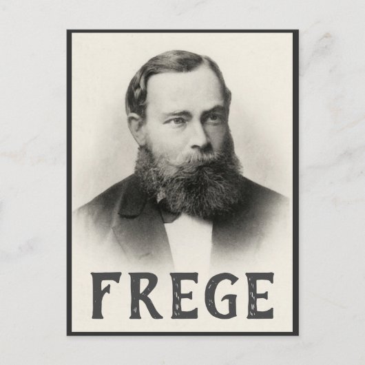 Gottlob Frege Briefkaart (Voorkant)