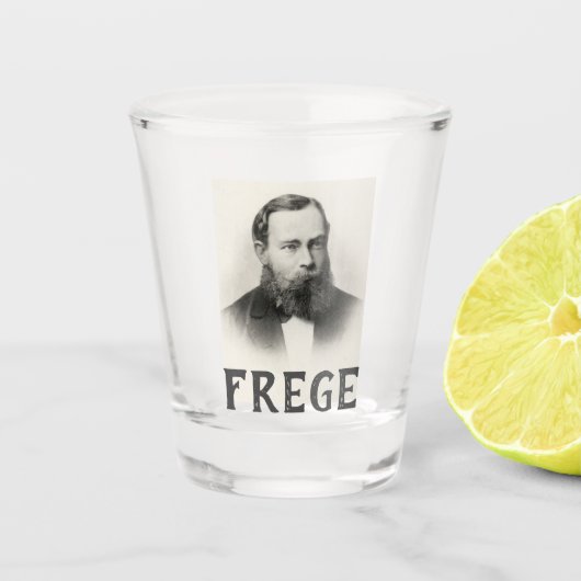 Gottlob Frege Shot Glas (Voorkant)