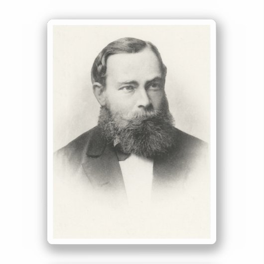 Gottlob Frege Sticker (Voorkant)
