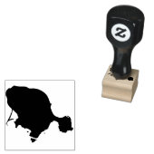 Gotts Island Stamp Rubberstempel (Gestempeld)