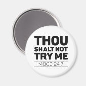 Gou Shalt probeer me niet Magneet (Voorkant / Achterkant)