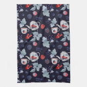 Gouache Berries Pattern Schort Theedoek (Verticaal)
