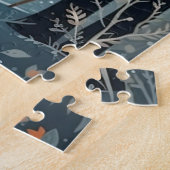  Gouache Gestyled Winterhert 16x20 Legpuzzel (Zijkant)