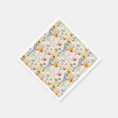 Gouache Meadow Flowers Patroon Servet (Hoek)