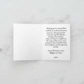 Gouache Retro Kerst Kaart (Binnen)