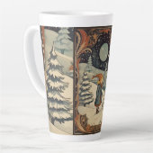 Gouache  Retro Kerst Latte Mok (Linkerhoek)