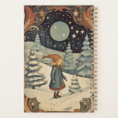 Gouache Retro Kerst Planner (Achterkant)