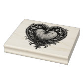 Gouache vraagt zich af: Gouache Valentijn harten Rubberstempel (Stempel)