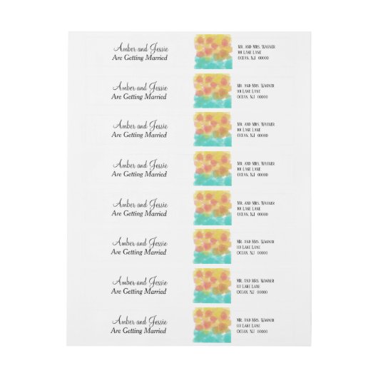  Gouache Waterverf Wedding (Vel)